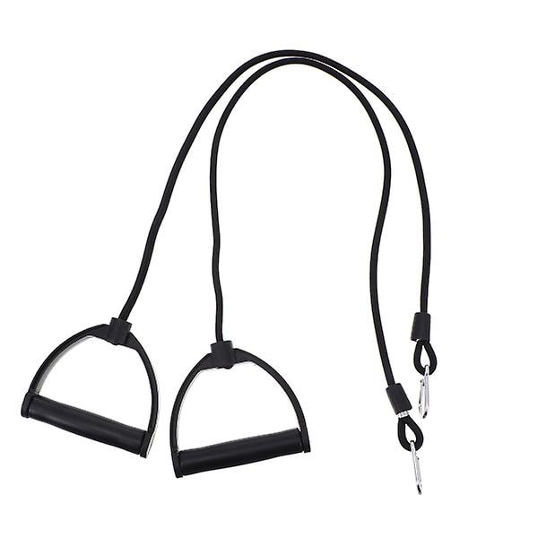 Par Stepper Motståndsband Träningsutrustning Tillbehör Träningsrep Svart Black 80X12X3cm
