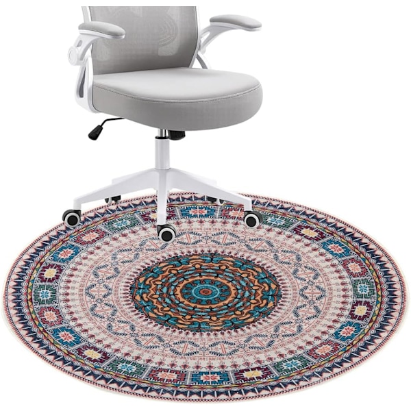 Kontorstolmatte 120cm Stille Sklisikker Spillstolpute Beskyttende Gulvsirkel Kontorgulvmatte Tregulv Ca.