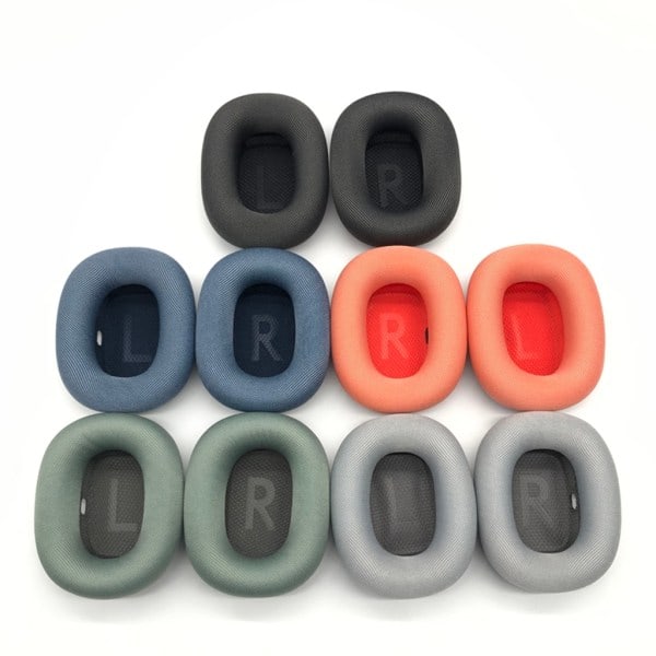 Ersättningsöronkuddar för AirPods Max hörlurar kudde mesh tyg öronmuffar öronkuddar Blue