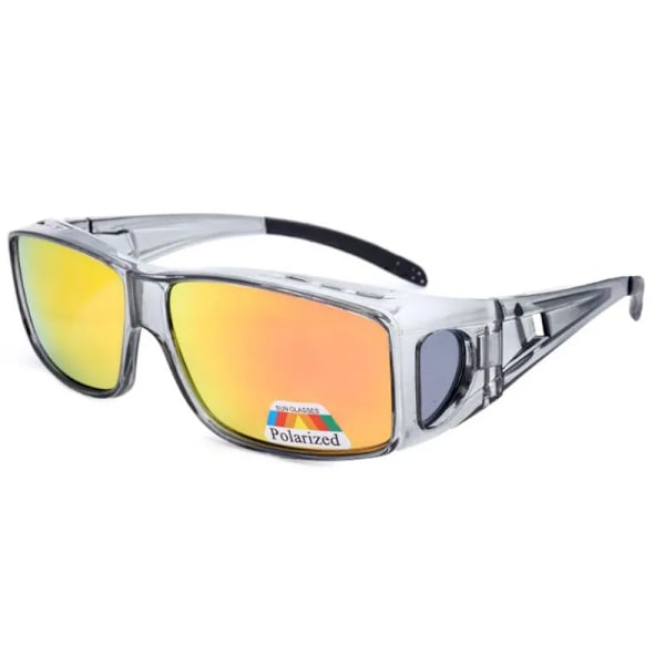 Nye polariserte linser Herre Kjøre Fiske Solbriller Deksel For Myopi Briller Flip Polaroid Solbriller Oculos De Sol Mascu Flip night vision