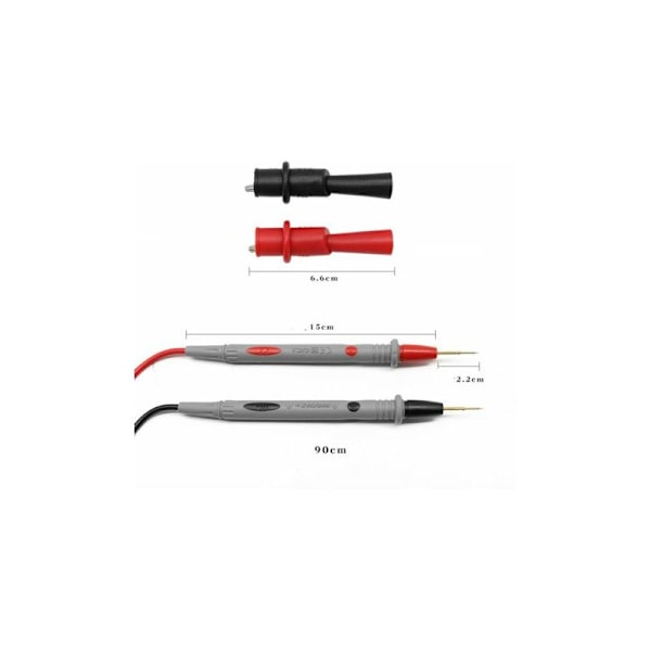 1000V 20A Universal Digital Multimeter Probe Test Leads Pinneedl