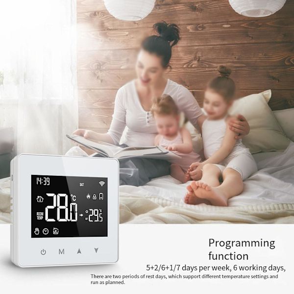 Tuya Zigbee-termostat drivs av batteri