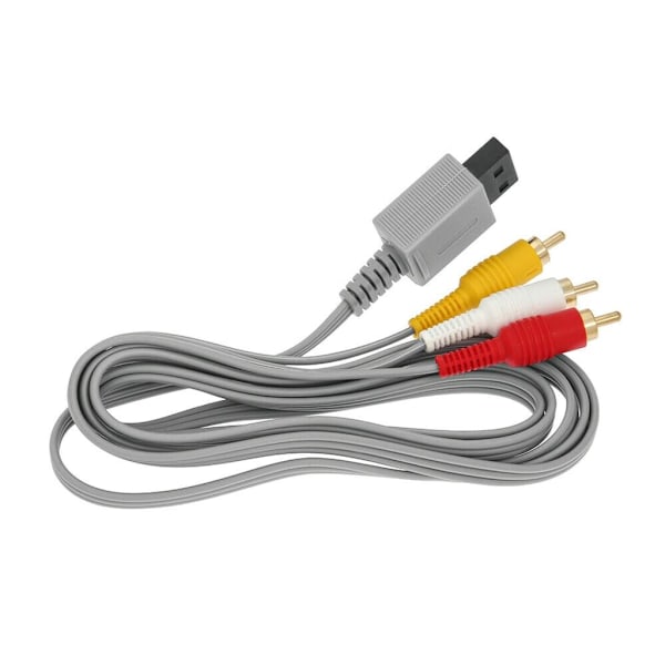 Wii & U TV Audio -kaapeli 1,8 m Video -kaapeli Scart Cinch RVL-009 3-RCA