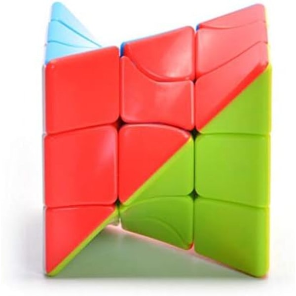 [Vridna tredje nivån Rubiks kub färg montering] Tredje nivån specialformad solid färg Rubiks kub intressanta pedagogiska leksaker
