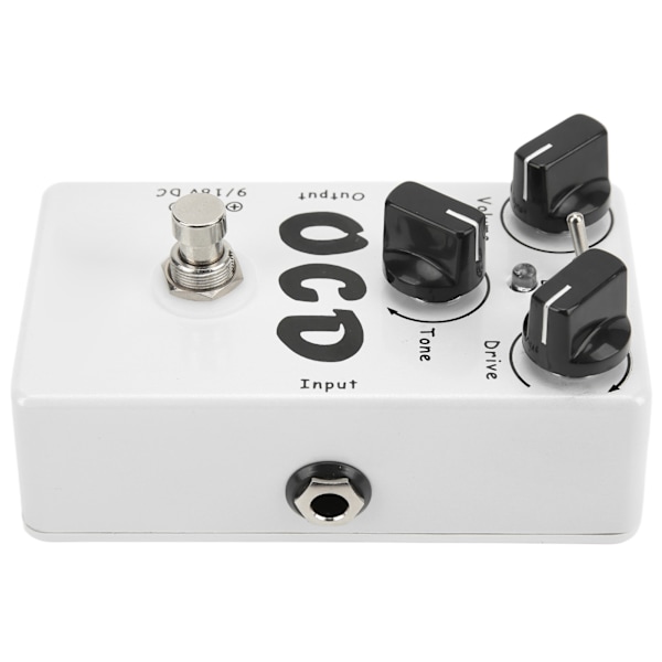 Gitarr Effektpedal OCD Classic Overdrive Distortion Portabelt Instrumenttillbehör Vit