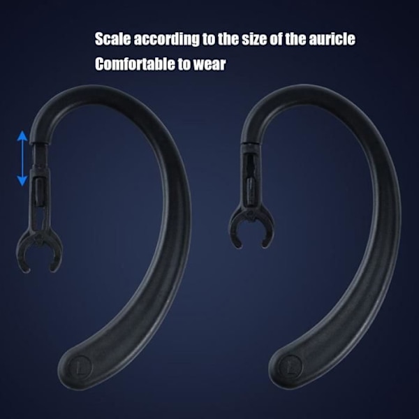 HURRISE Kundeservice Headset Call Center Headset Enkeltøret ørekrok 3,5 mm Kundeservice Headset med mikrofon