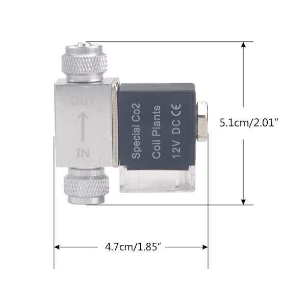 AC100-240V Enkelt/Dobbelt Hoved Akvarium CO2 Magnetventiler Regulator Lav Temperatur Fisketank Elektriske Magnetventiler EU Stik EU plug Double