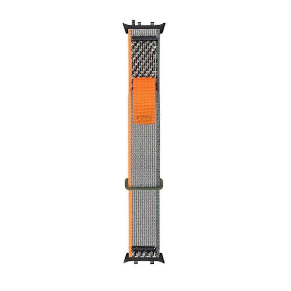 Huawei Watch D2 -kelloon sopiva nyloninen kellon ranneke, säädettävä korvaava rannekoru - Sininen Harmaa LGL Multicolo Multicolor Orange Grey