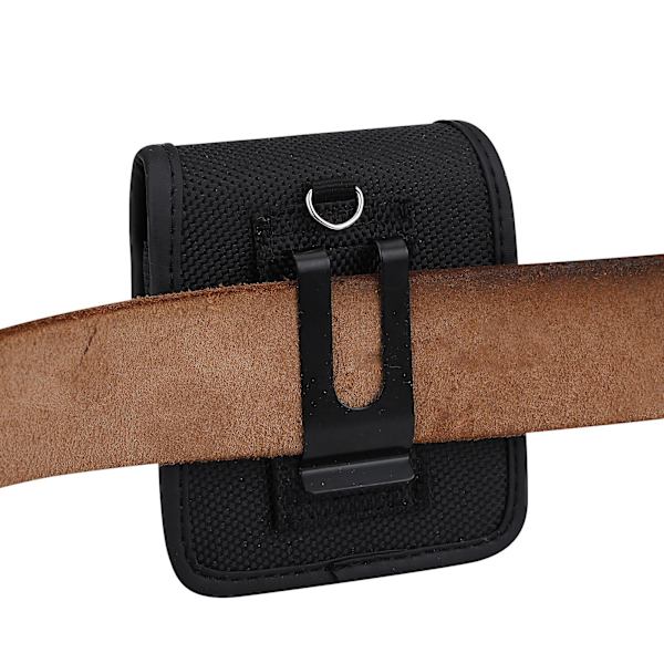 Trendy Oxford Cloth Taljepose Enkel Sort Bæltepose Til Flip/z Flip/razr 5g A