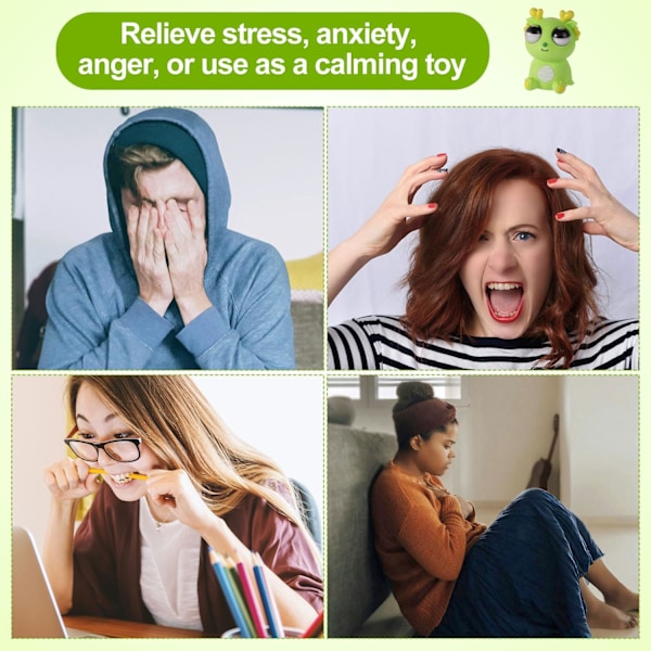 Sød popping øje drage sjov dekompression popping øje klemme legetøj øjeæble sprængende børn voksen fødselsdagsfest (1 stk)