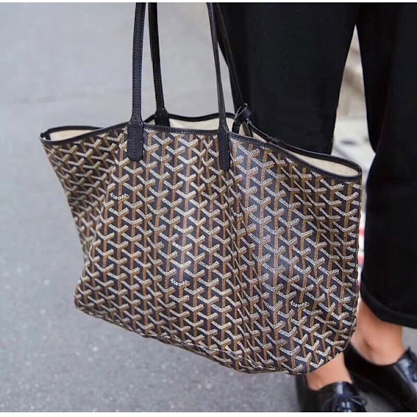 Damväska med En Axelrem Shoppingväska Stjärnfläkt Zipp Mammaväska PU Stor Hög Kapacitet new black