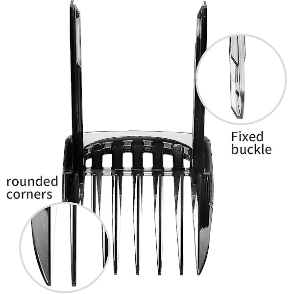 stk. hårtrimmerkamme kompatible med Philips HC9450 Hc9490 Hc9452 Hc7460, justerbar 7-24 mm