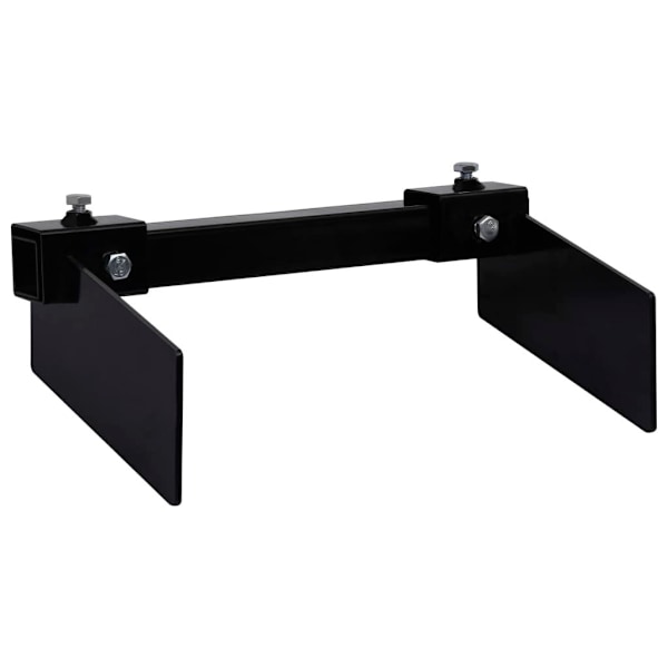 vidaXL Snøplogadapter for gressklipper svart Black Black