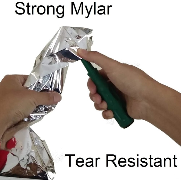 Nödsovsäck Survival Bag 2-pack | Överlevnadssovsäck Nödsovsäckar Emergency Bivy Sack | Bärbar Nödfilt Överlevnad