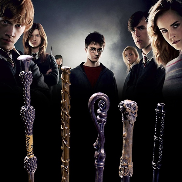 Troldmandsverden Harry Potter Fortryllende Harry Potter Figurer Tryllestave med Samleæsker Legetøj til 6 år og opefter Cosplay Harry Potter