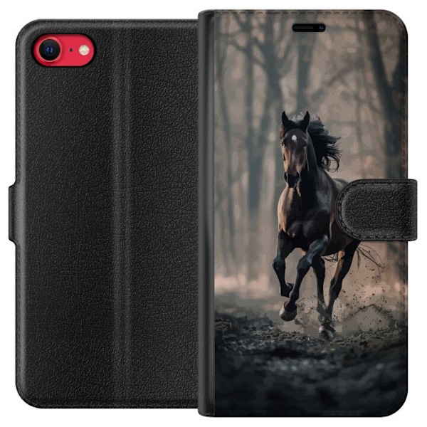 Apple iPhone 8 Lompakkokotelo Juokseva Hevonen Wallet case