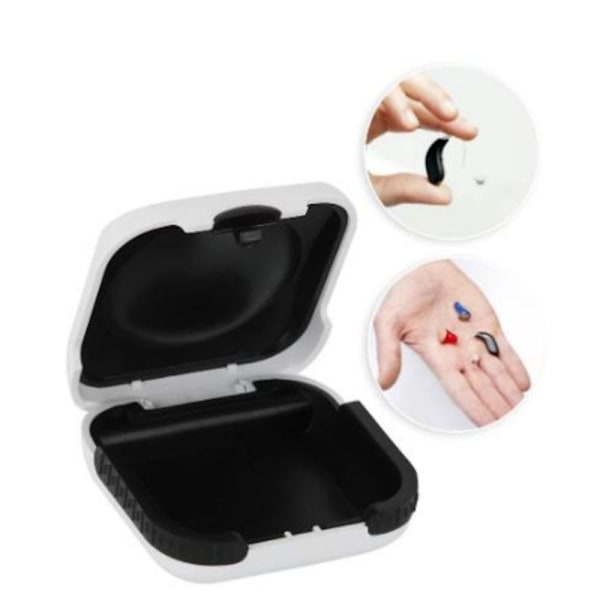 Høreapparat opbevaringsboks Etui SORT Black