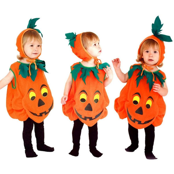 Baby Halloween Kostym Halloween Pumpkin Jumpsuits 80CM 80cm