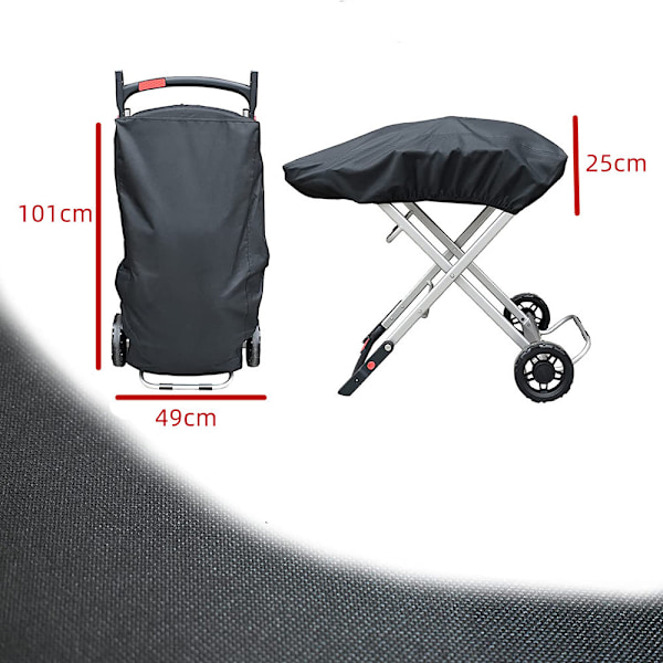 Skydd för Weber Traveler portabel gasolgrill 90 (100*47*25 cm) 【HY】