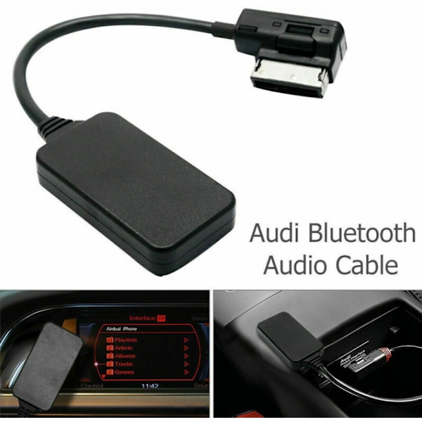 For Audi VW MMI Musikkstrømming Bluetooth iPod Media Interface AMI Kabel