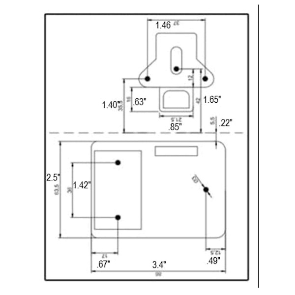 RFID Elektroniskt Skåplås - Mörkt Lås för DIY-Installation på Träskafferi, Skåp, Låda, Skoskåp