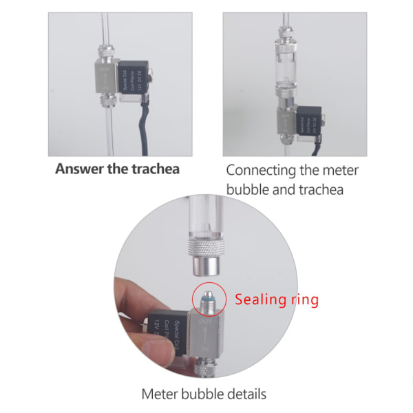 AC100-240V Enkel/Dobbel Hode Akvarium CO2 Solenoidventiler Regulator Lav Temperatur Fisk Tank Elektriske Solenoidventiler EU Plugg EU plug Double