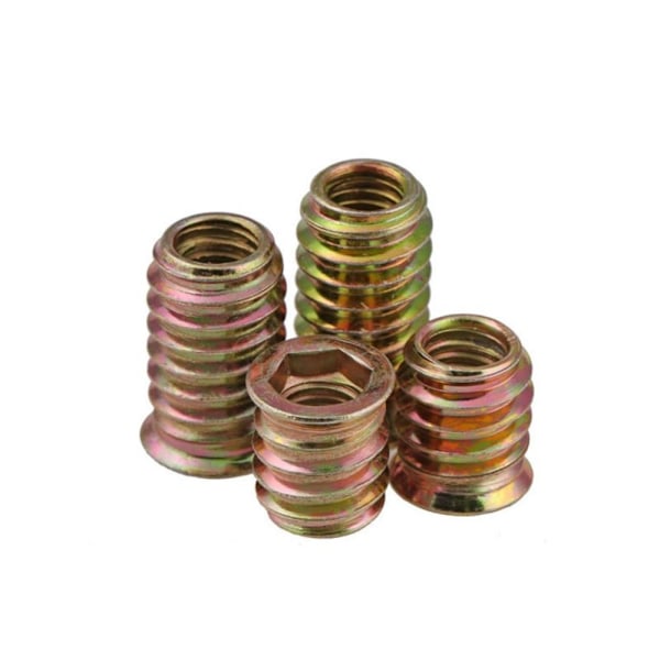 20 stk. gjengeinnsatsmuttere treskrueinnfesting M10X25MM M10x25mm