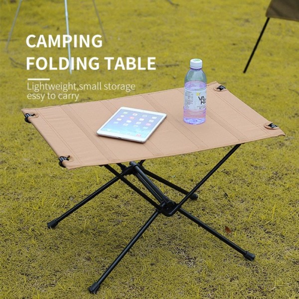 Utomhus fällbart bord av aluminiumlegering Bärbar Ultralätt förvaring Turist picknickbord för resor Camping möbler Utrustning