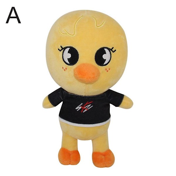 Skzoo - Stray Kids 20 cm dukke, plysjleketøy, Chan Leebit Dwaekki Jiniret Han Quokka, for fans, søt gave A