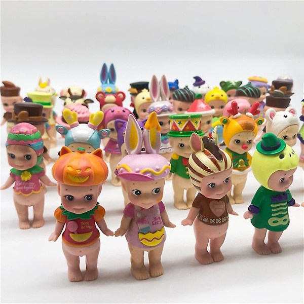 8cm Kawaii Macarons Dessert Sonny Angel Actionfigurdockor 1st Random[GL] Random Color