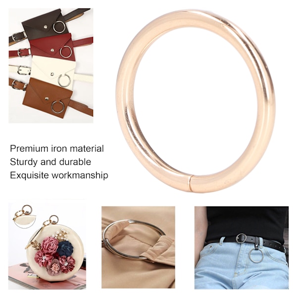 20 stk. metalringe 4x32mm jern robust holdbar multifunktionel udsøgte metal O-ringe guld