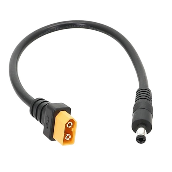XT60/T-kontakt hona hane till 5,5x2,5mm kontakt Batteriladdningsadapterkabel