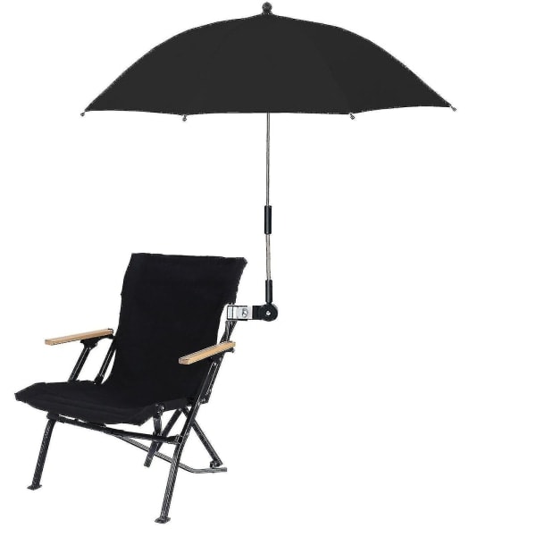 Stolparaply med Universal Klemme 360 Justerbar Strandparaply【HY】