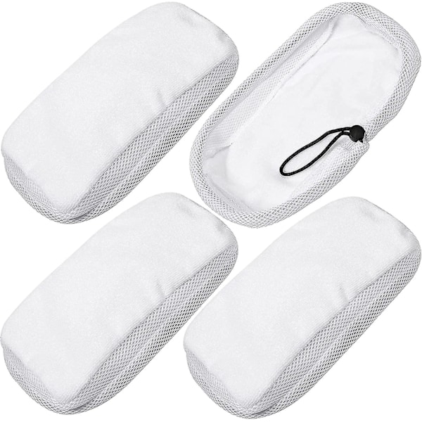 Rengöringspads för hårda golv Kompatibla med Morphy Richards 720020 720021 720502 9 i 1 Ångmopp (4-pack)