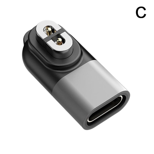 Magnetisk USB C-adapter Laddare Typ C Laddningsadapter för Shokz OpenRun Air-WELLNGS gray