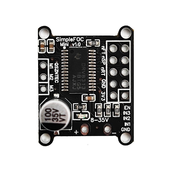 Dc Motor Driver Board Svpwm/spwm Control Algorithm for Foc Control Driver of Simplefocmini, for Drv8313 Driver