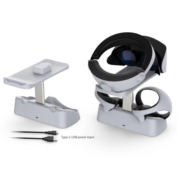 VR-kontroll laddningsstation laddningsställ headset-hållare