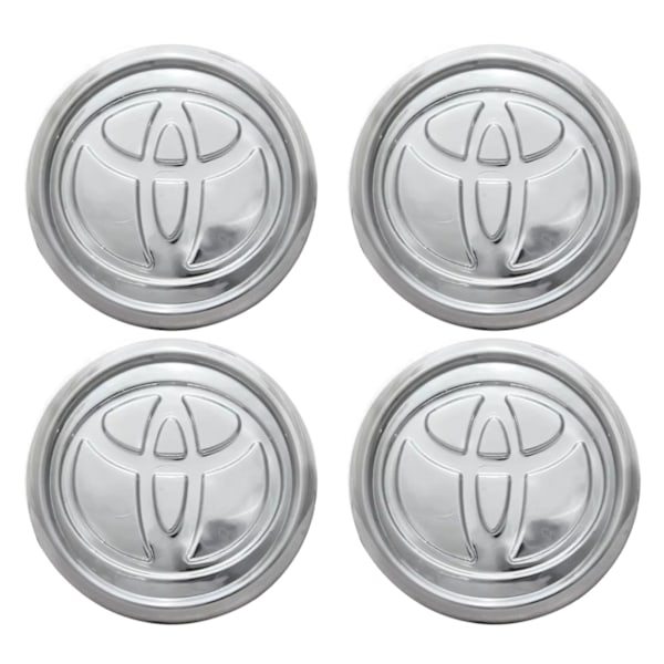 4-pak - Toyota Center Caps / Hjulkapselmærker - B 57mm - Silver 75