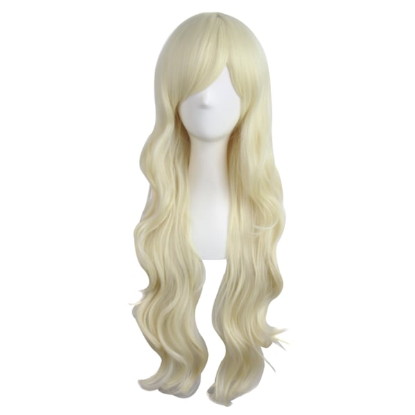 31"/80cm Charming Long Curly Hair Wig for Women (Light Blonde)