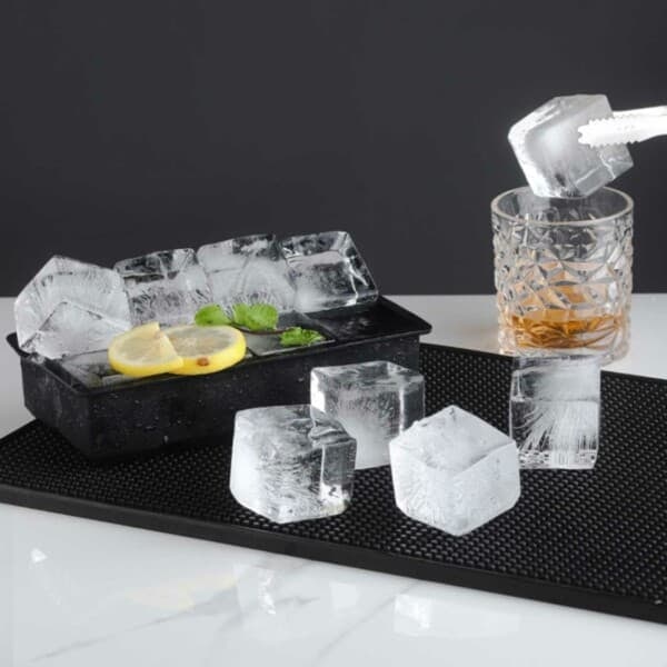 2 stk. silikone isforme - 8 store isterninger