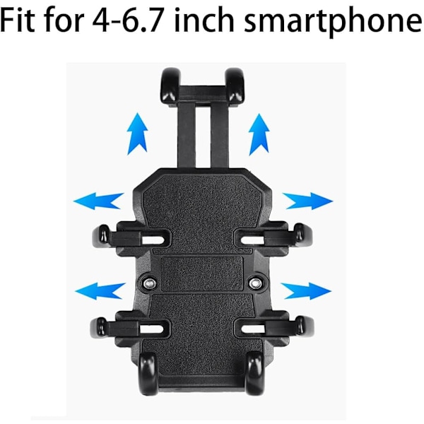 Motorcykel mobiltelefonhållare Motorcykel backspegel säte mobiltelefonhållare är lämplig för med 13mm-19mm främre gaffelhål
