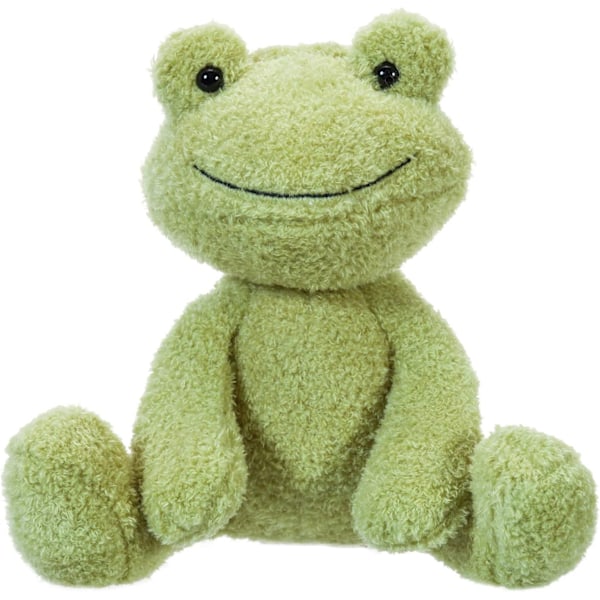 Plush Leksak Groda i Sammet Mjuk Gosig Perfekt för Barn (Grön Groda, 8,5 Tum)