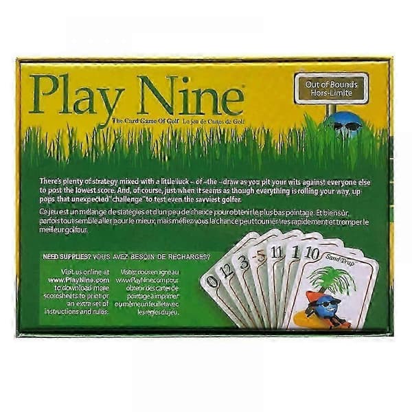 Play Nine - Golfkortspillet - Engelsk{XH}