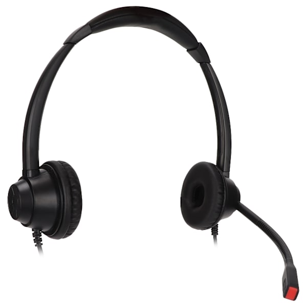 2,5 mm kontorheadset dobbelt øretelefon headset med støjreducerende mikrofon til telefonsalg hospitaler banker