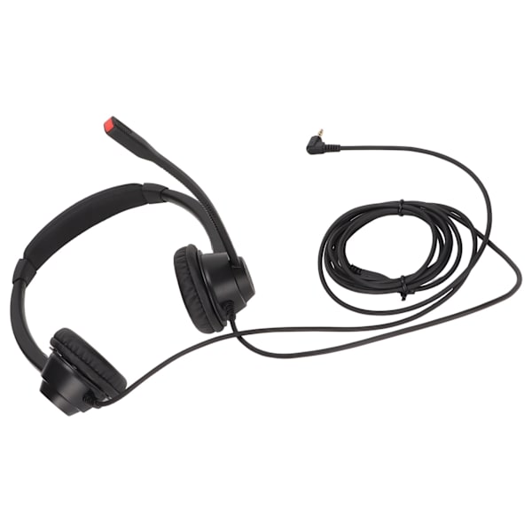 2,5 mm kontorheadset dobbelt øretelefon headset med støjreducerende mikrofon til telefonsalg hospitaler banker