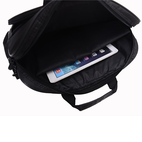 Mappeveske 15,6 tommers bærbar PC Messenger Bag Business Office Bag for menn kvinner