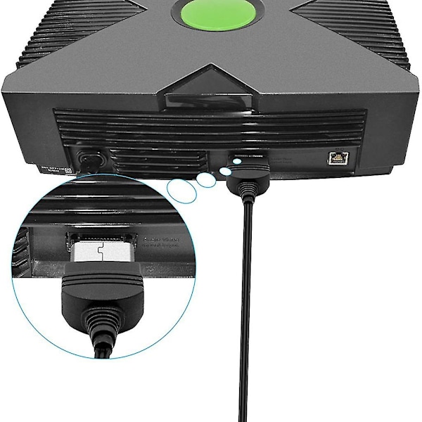 Xbox till HDMI-kompatibel video- och ljudkonverteradapter, högupplöst länkningskabel