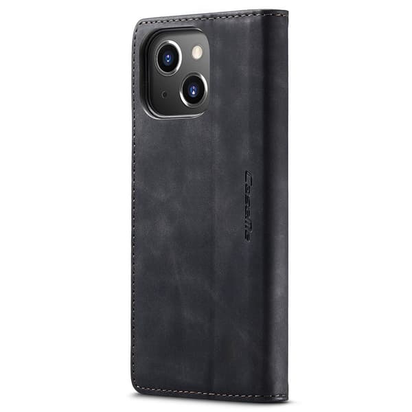 CaseMe Slim Plånboksfodral iPhone 15 Svart(YH)