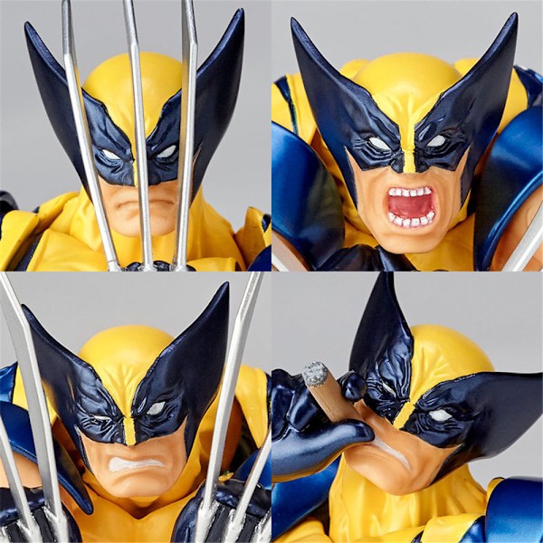 Anime Marvel Legends X-men Wolverine Actionfigur Samlarobjekt 16cm/6.3tum