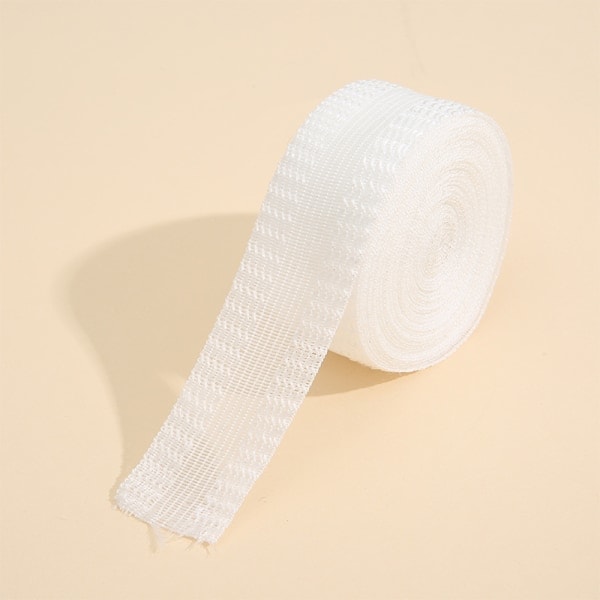 Strykvänligt fållband 5 m White